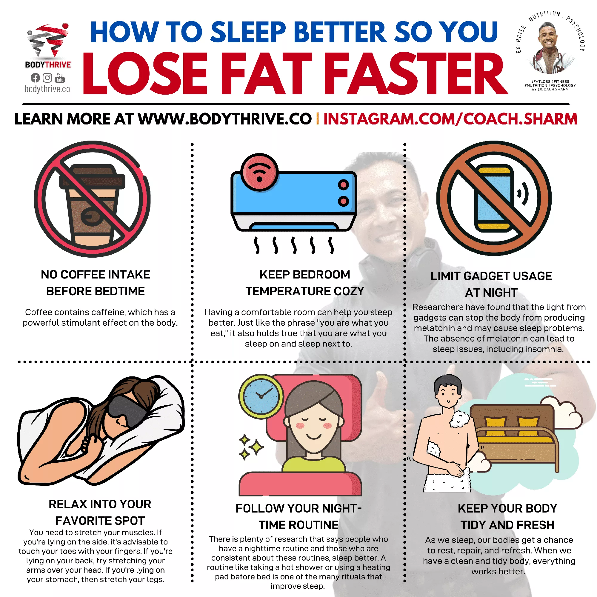 How to Sleep Better so You Lose Fat Faster