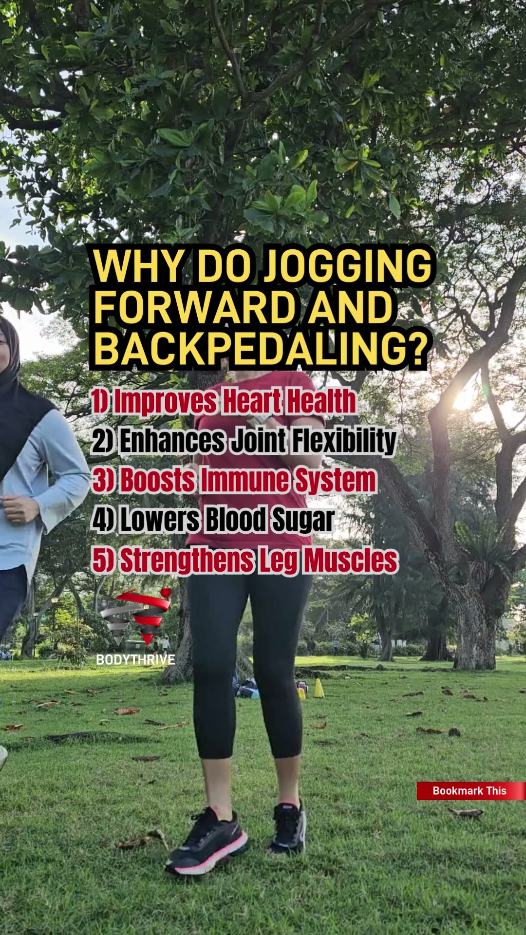 Why Jog Forward & Backpedal?